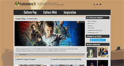 Desktop Screenshot of leminence.fr